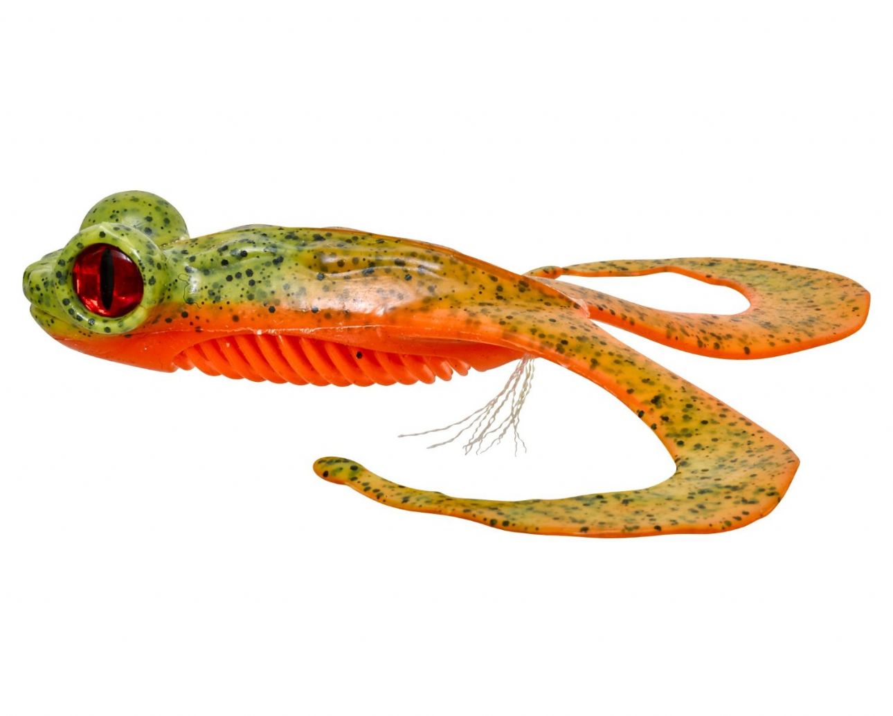 GUNKI BULL FROG 100 FLUO CHART PEPPER FROM PREDATOR TACKLE.jpg Gunki Bull Frog 10cm